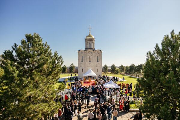 На Кубани возводят первый храм под открытым небом